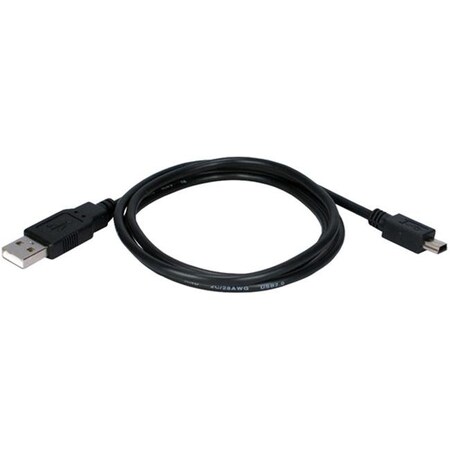 Qvs QVS CC2215M-01 1 ft. USB Male-to-Male miniUSB Charge-Sync Cable CC2215M-01